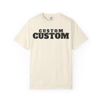 Custom Text T-Shirt — Personalized Bold Logo Tee