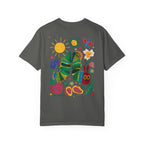 Custom Teacher Gift Caterpillar Garden T-Shirt — Colorful Children’s Storybook Graphic Tee